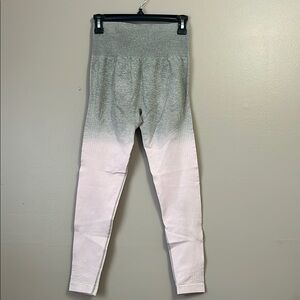 Gray and Pink Leggings